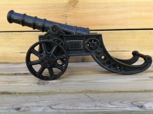 Cannon - Decorative - Cast iron - Black